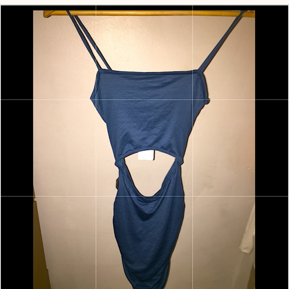 Navy Blue BodyCon Mini Dress